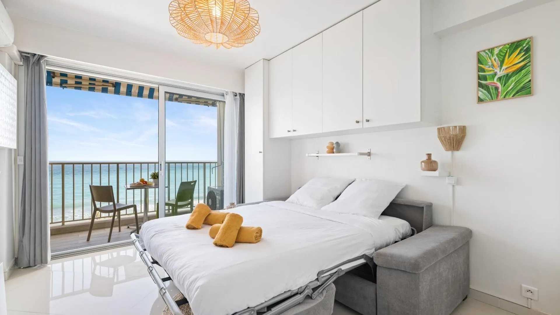 Rives D'Or 2, Beautiful Beachfront Studio, Beach Access, Ac Roquebrune-Cap-Martin France